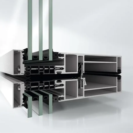 Horizontal section render through the AF UDC 80 unit-to-unit joint