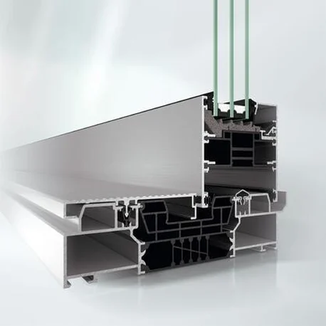 Section render through the ASE interlock and glazing rebate