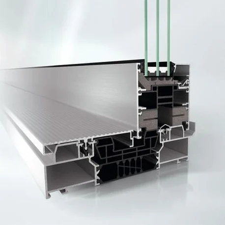 Section render through the ASE outer frame and roller carriage