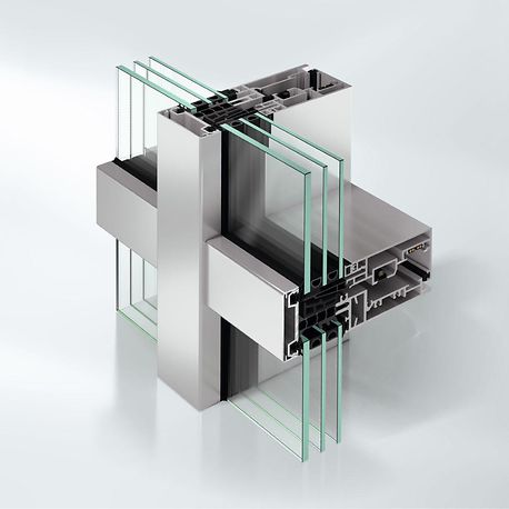 Schüco FWS 60 CV — Concealed Vent Curtain Wall